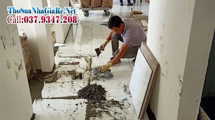 Thợ nề chuyên sửa chữa nền nhà, ốp lát nhà ở dân dụng tại Hà Nội